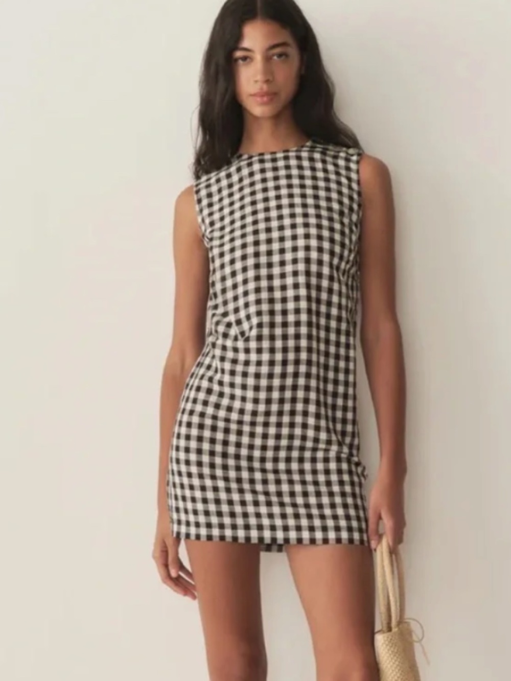 NWT - DOEN Coralie Gingham Mini Dress